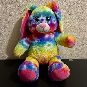 Build A Bear Workshop Bright Blooms Bunny Floral Easter Bunny Plush Toy